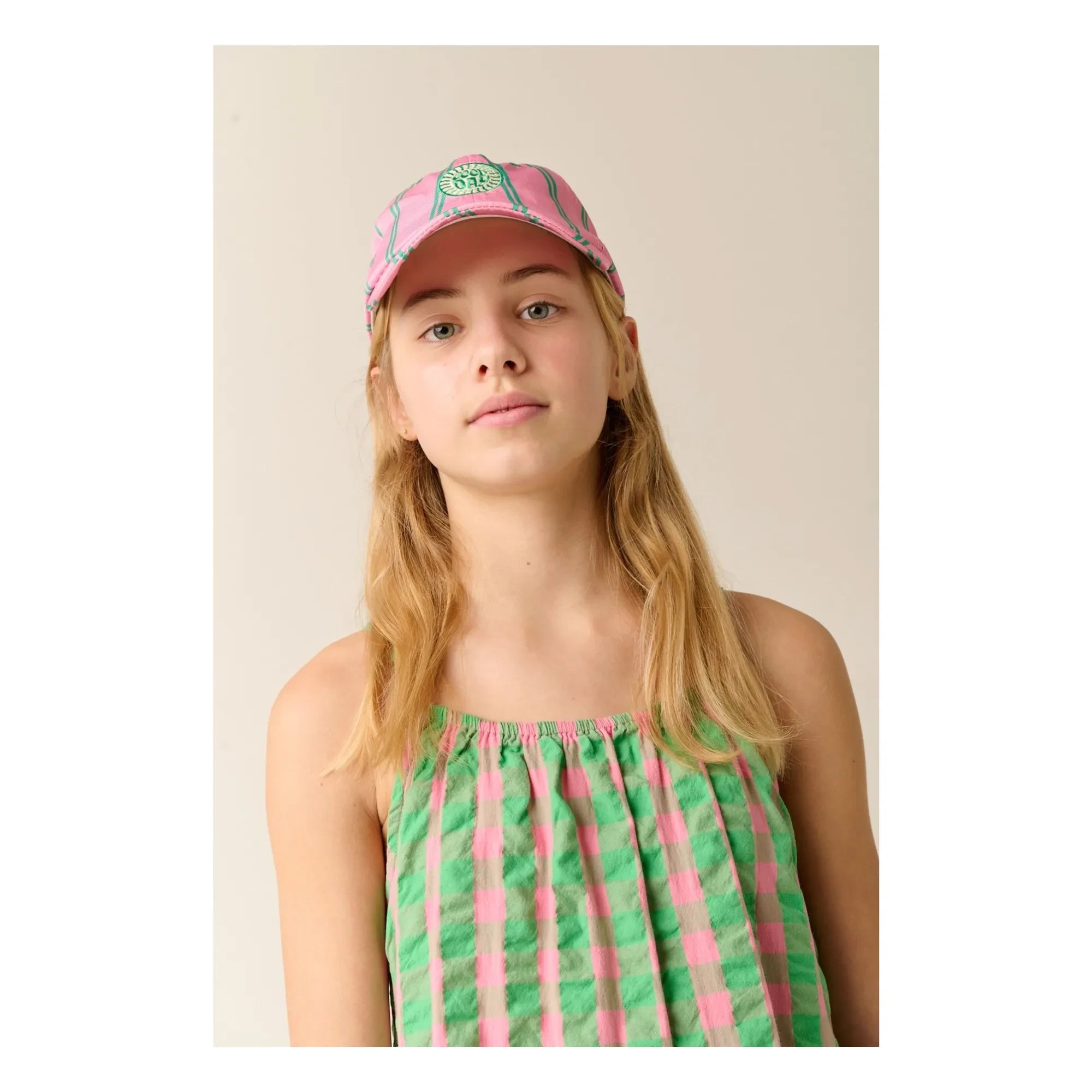 Tumble N'Dry – Gestreifte Mütze „Good Day“ | Rosa
