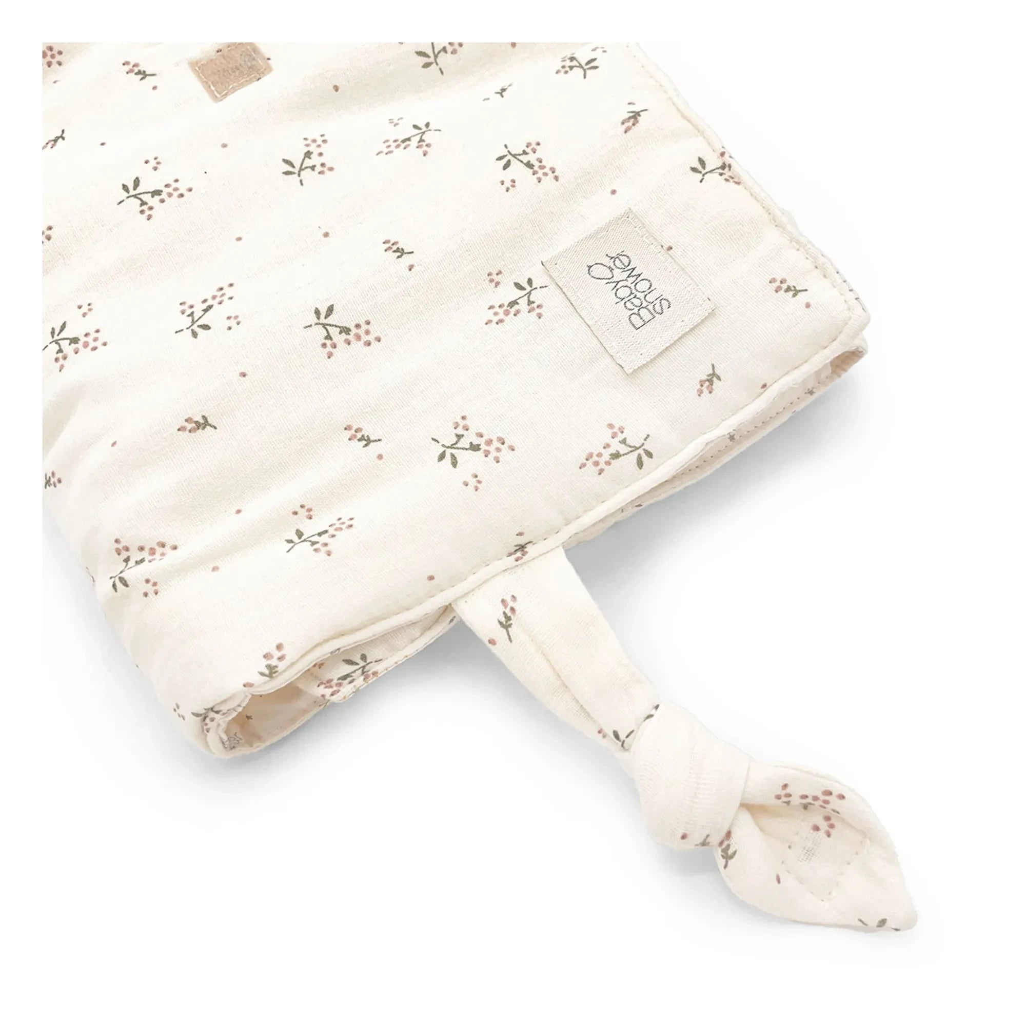 Babyshower - Knot Roseberry Reise Wickelunterlage | Creme