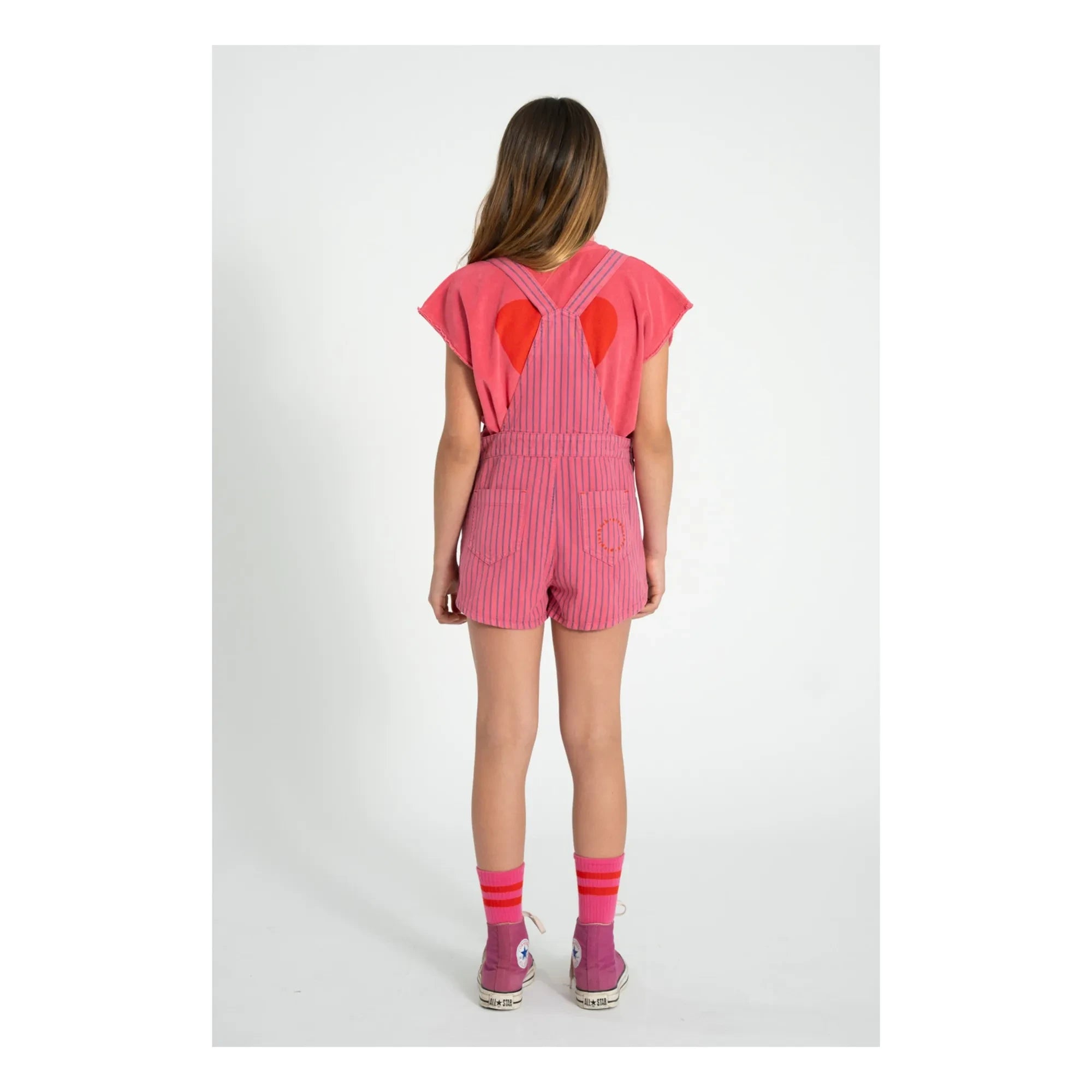 Piupiuchick - Love Bio-Baumwoll-Schwamm-Top | Fuchsia