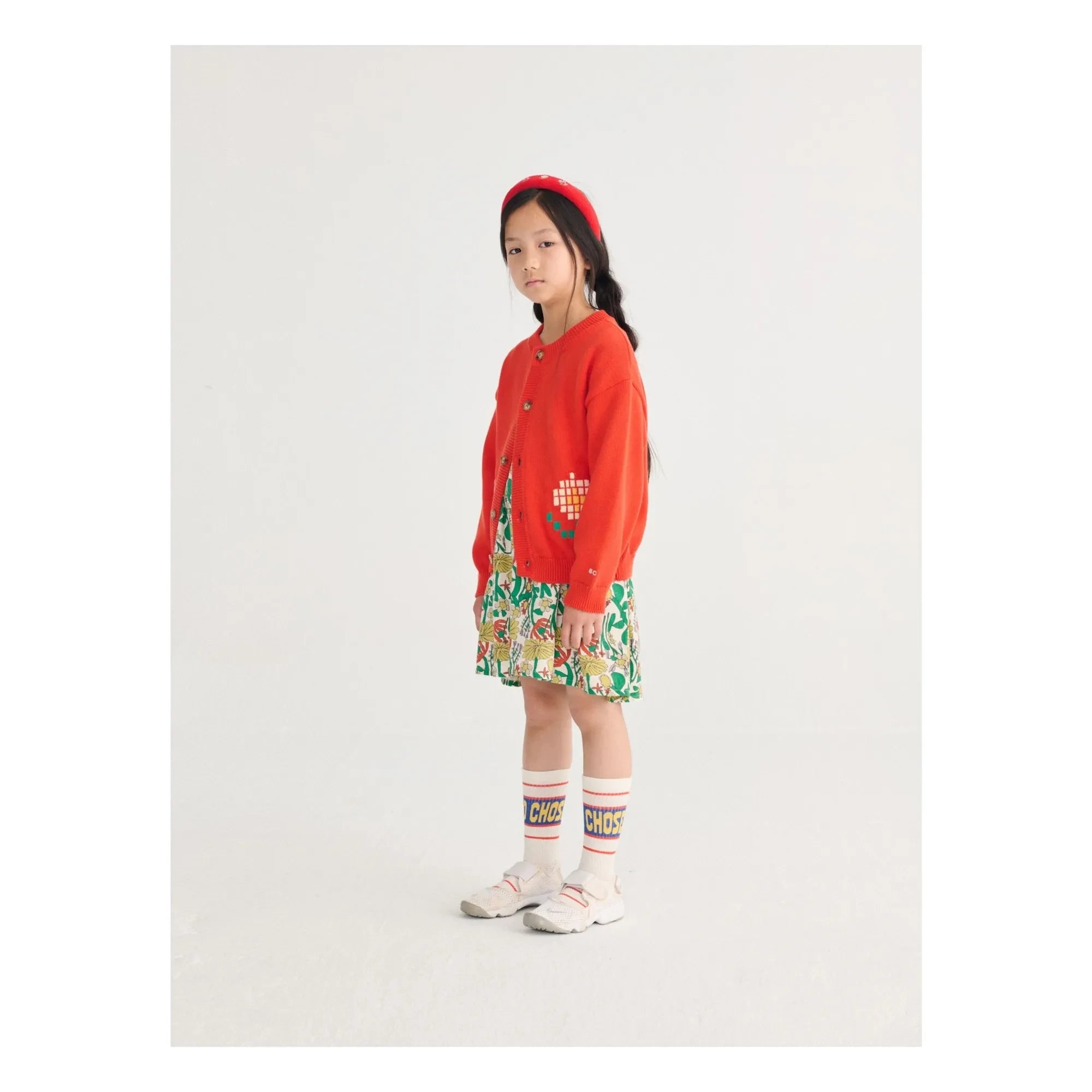 Bobo Choses - Recycelter Faser-Schwamm Stirnband | Rot