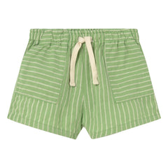 Cozmo - Ciro Baby Gestreifte Shorts | Wiesengrün