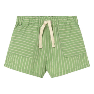 Cozmo - Ciro Baby Gestreifte Shorts | Wiesengrün