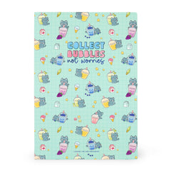 Legami - Exercise-Heft - A4-Notizbuch - 8 mm liniert - Kitty Bubble Tea