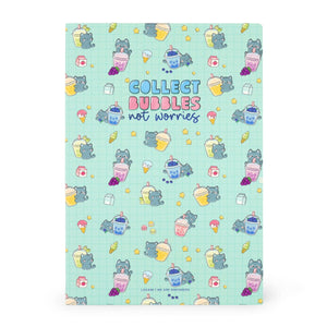Legami - Exercise-Heft - A4-Notizbuch - 8 mm liniert - Kitty Bubble Tea