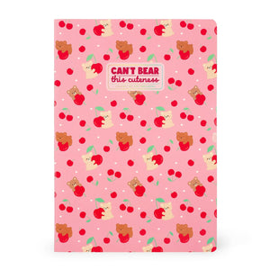 Legami - Exercise Kitap - A4 Defter - 8 mm Ruled - Ayıcık Cherry