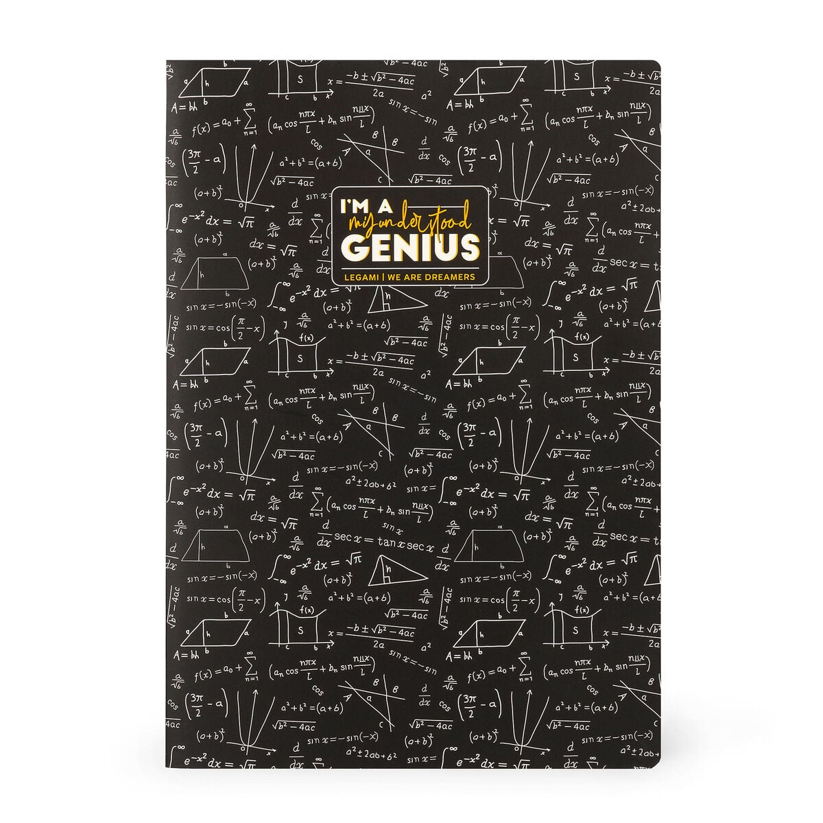 Legami - Exercise Kitap - A4 Defter - 4 mm Squared - Genius