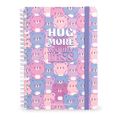 Legami - A4 Lined Defter ile Illustrated Hard Kılıf - Ayıcık - Jotter - Spiral-Bound