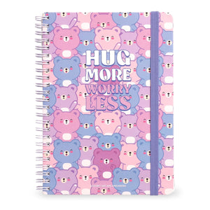 Legami - A4 Lined Defter ile Illustrated Hard Kılıf - Ayıcık - Jotter - Spiral-Bound