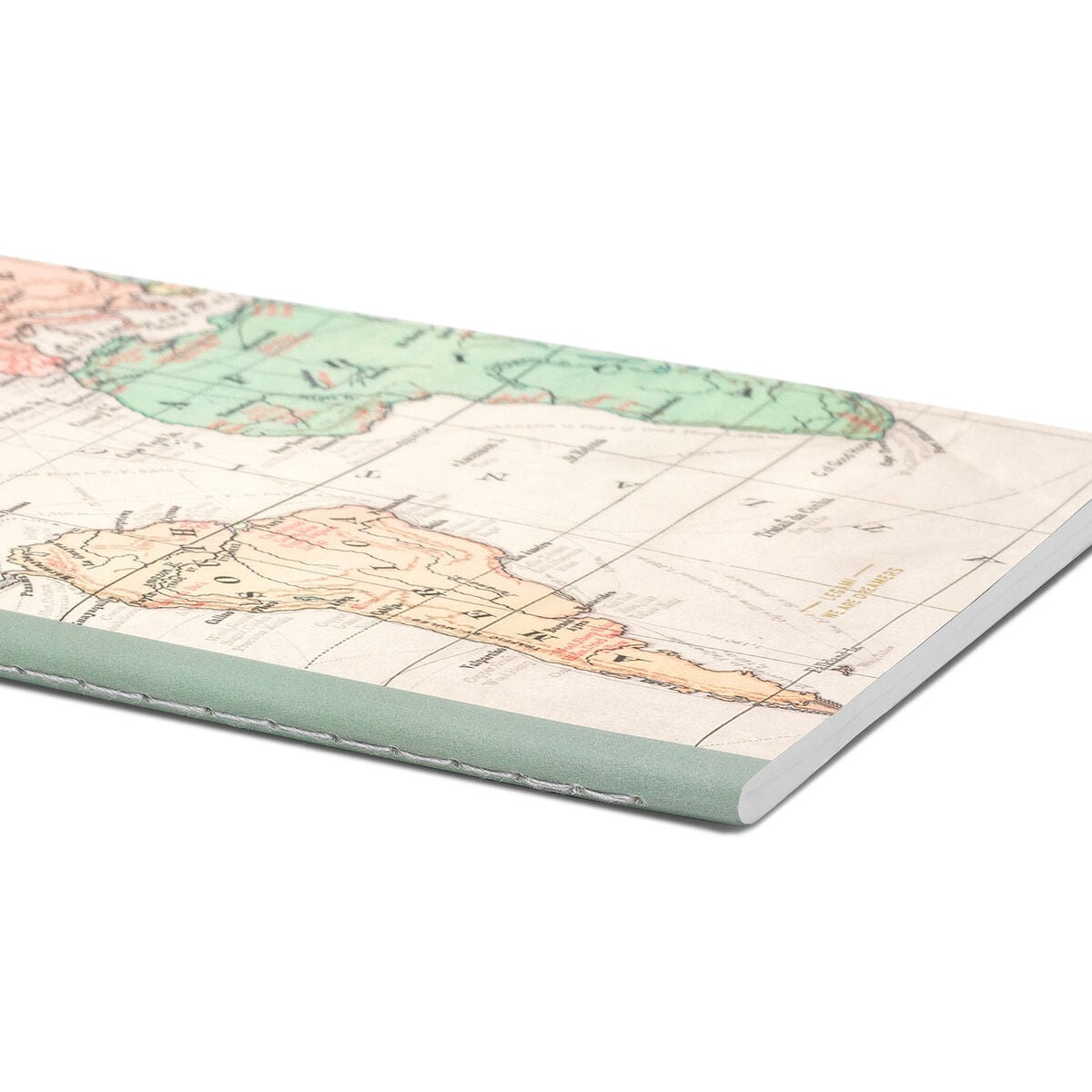 Legami - A5 Blank Defter ile Illustrated Yumuşak Kılıf - Seyahat Map
