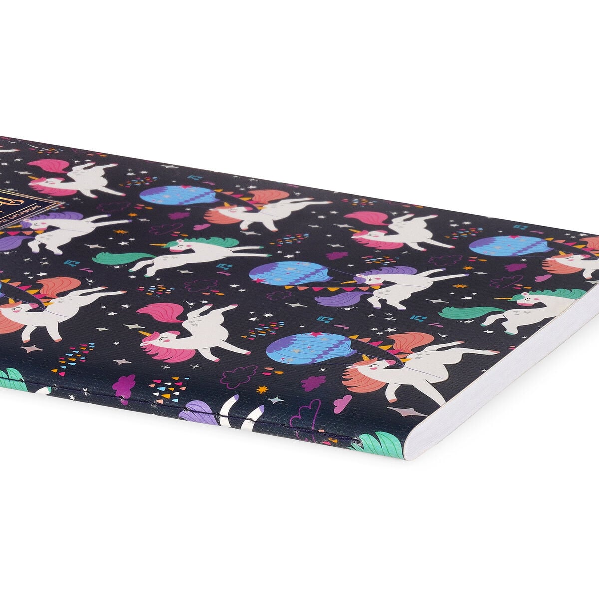 Legami - A5 Lined Defter ile Illustrated Hard Kılıf - Tek Boynuzlu At