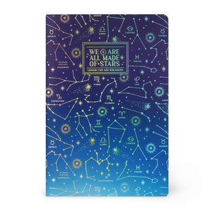 Legami - A5 Lined Defter ile Illustrated Hard Kılıf - Stars