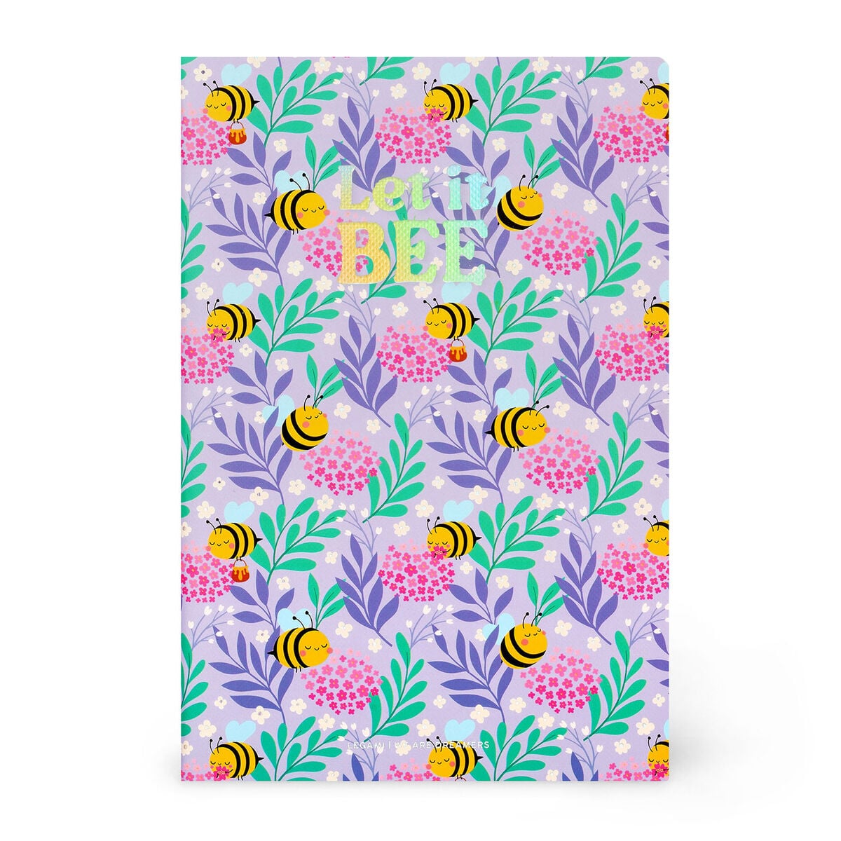 Legami - A5 Lined Defter ile Illustrated Hard Kılıf - Bee