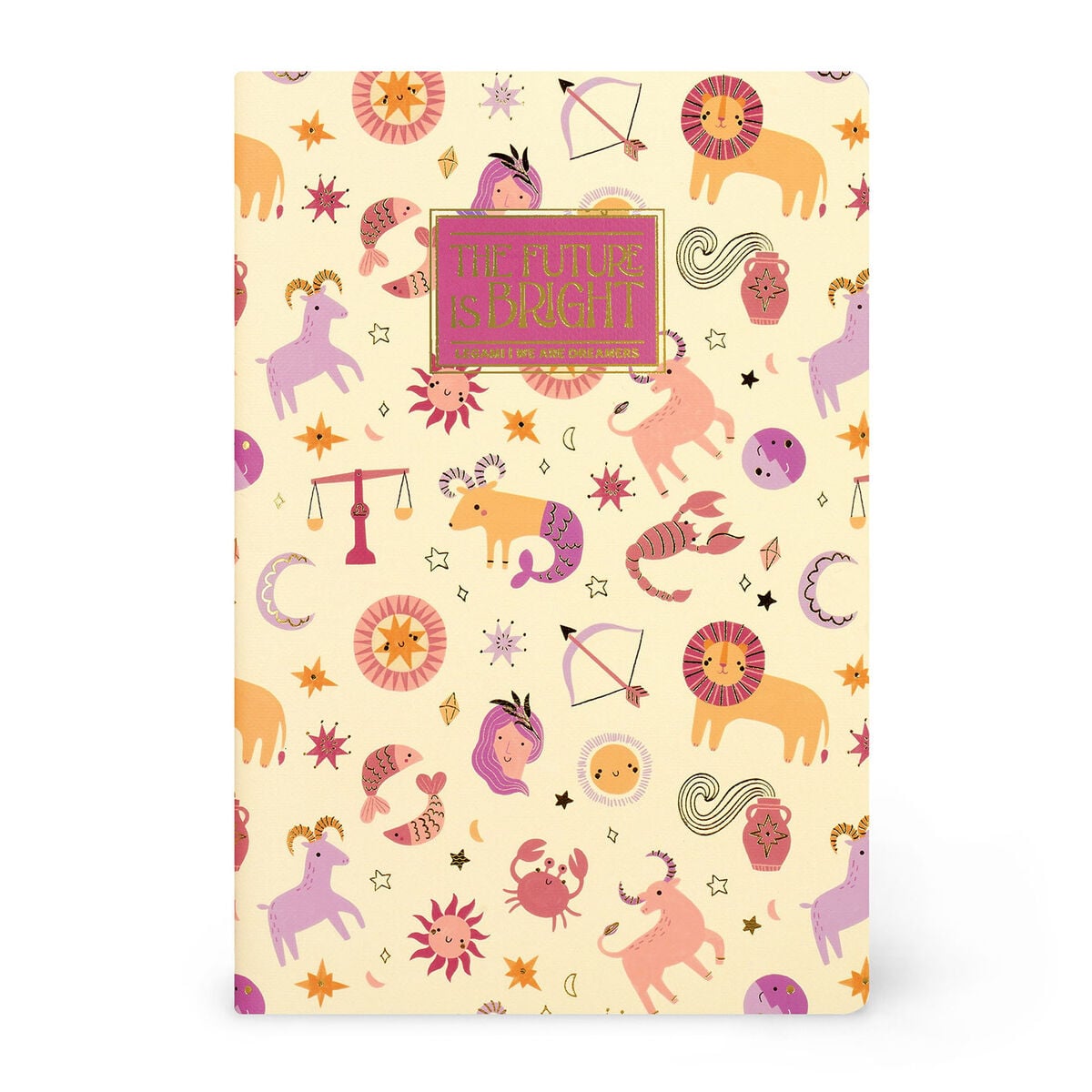 Legami - A5 Lined Notizbuch mit Illustrated Hard Hülle - Zodiac