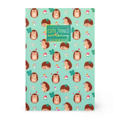 Legami - A5 Lined Defter ile Illustrated Hard Kılıf - Hedgehog