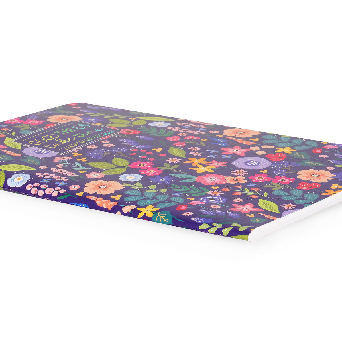 Legami - A5 Blank Defter ile Illustrated Hard Kılıf - Flower