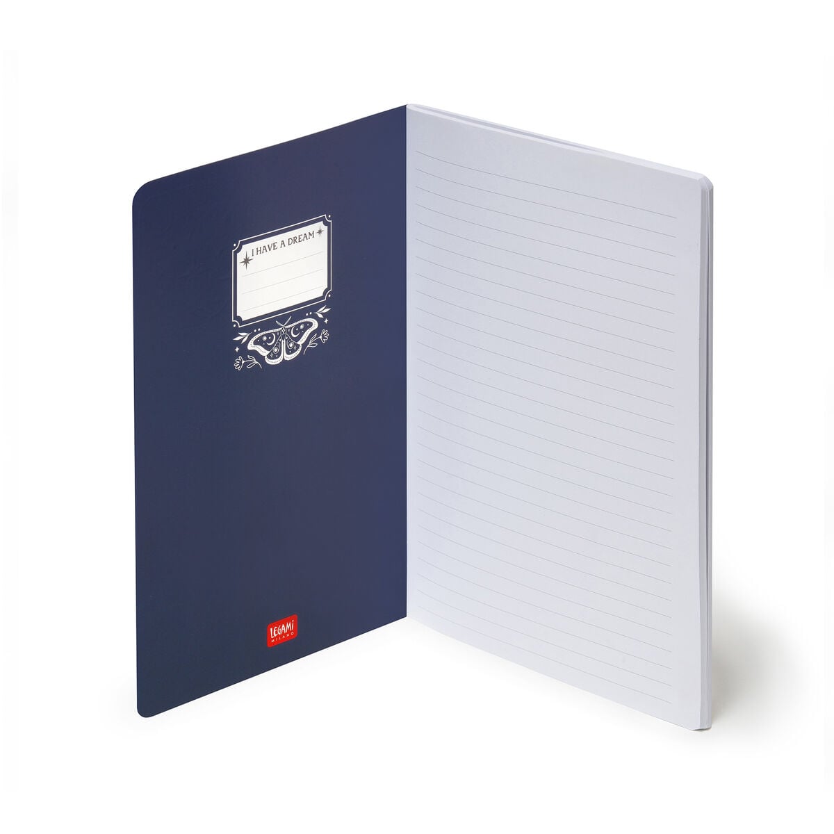 Legami - A5 Lined Defter ile Illustrated Hard Kılıf - Moth