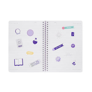 Legami - A5 Lined Defter ile Illustrated Hard Kılıf - Tarot - Spiral-Bound