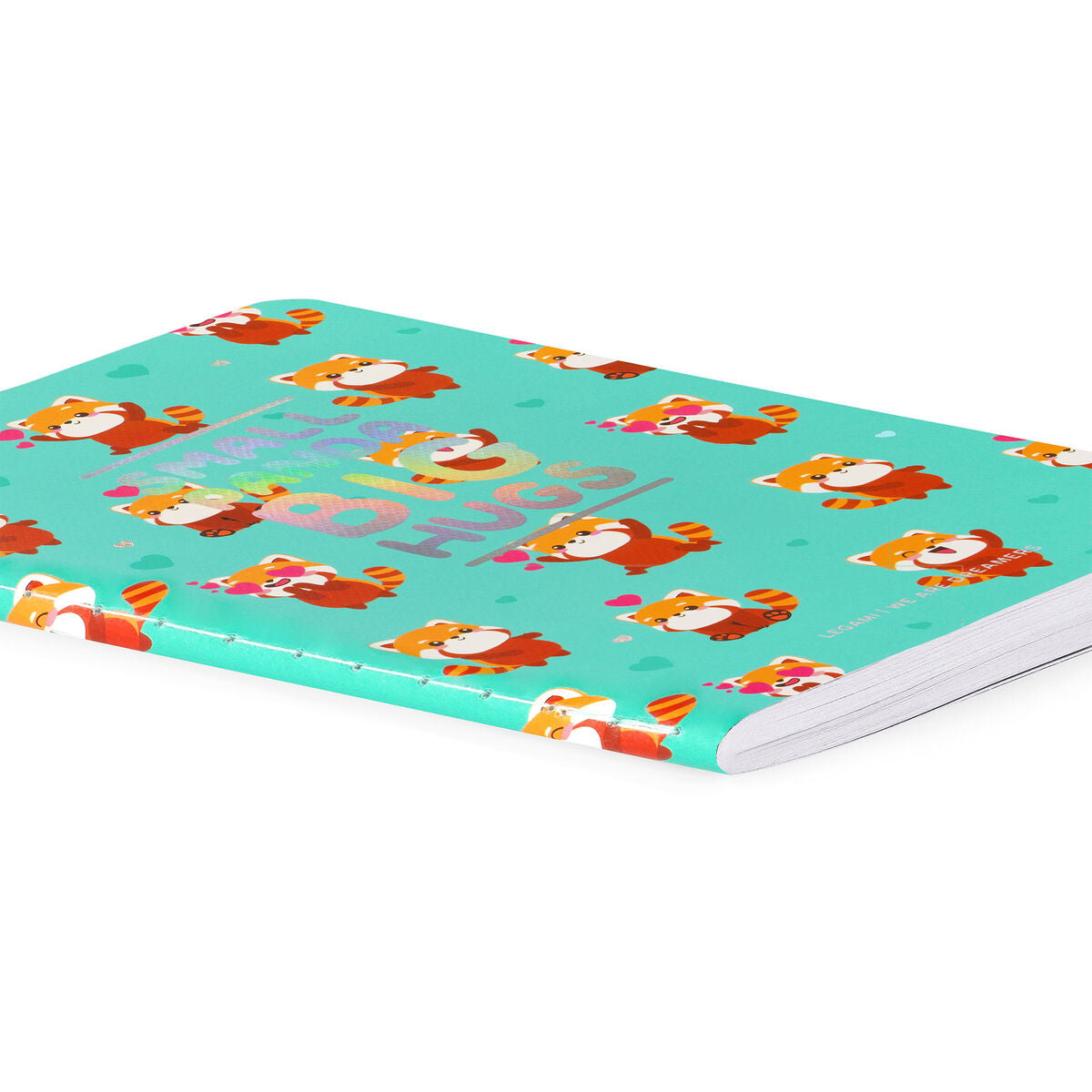 Legami - A6 Lined Defter ile Illustrated Hard Kılıf - Red Panda