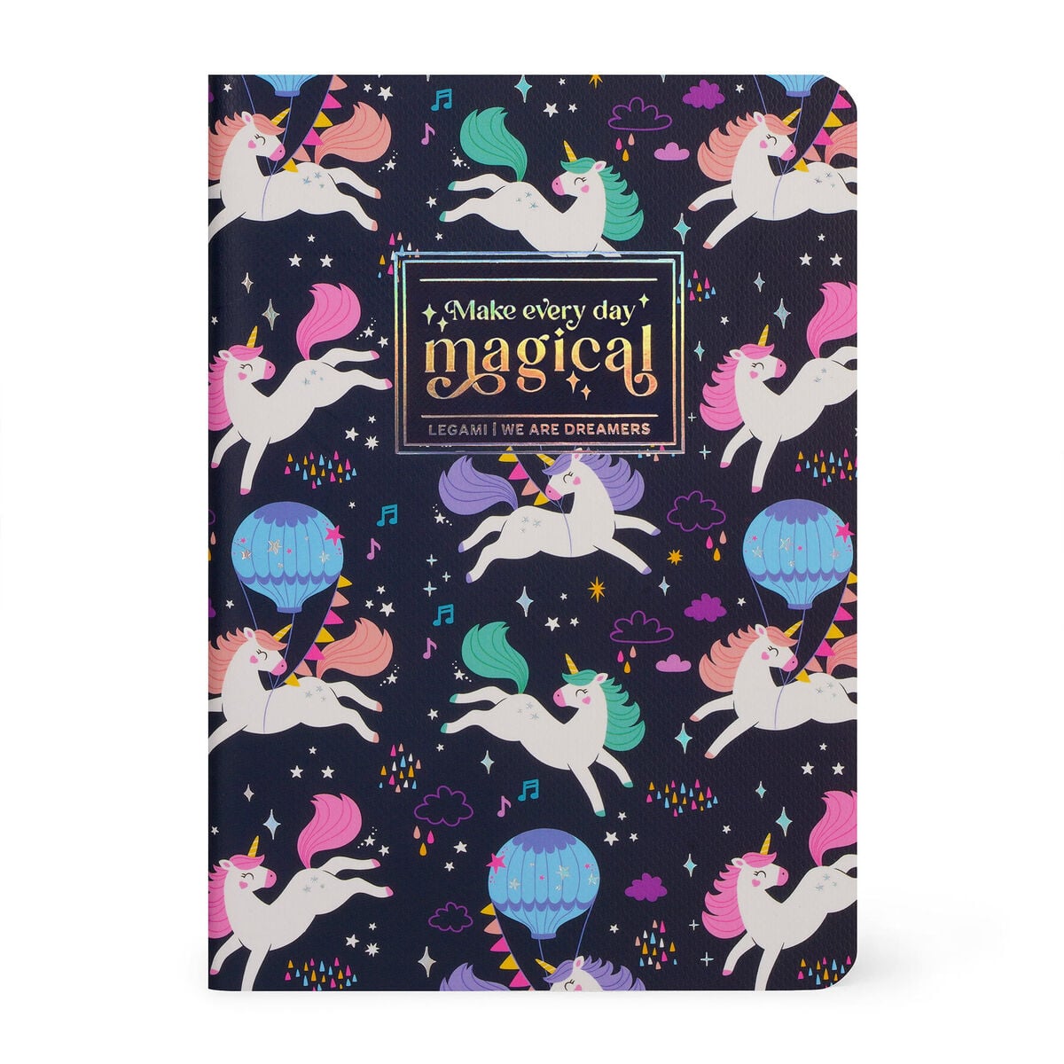 Legami - A6 Lined Notizbuch mit Illustrated Hard Hülle - Einhorn