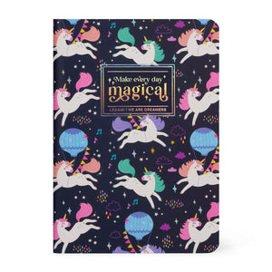 Legami - A6 Lined Notizbuch mit Illustrated Hard Hülle - Einhorn