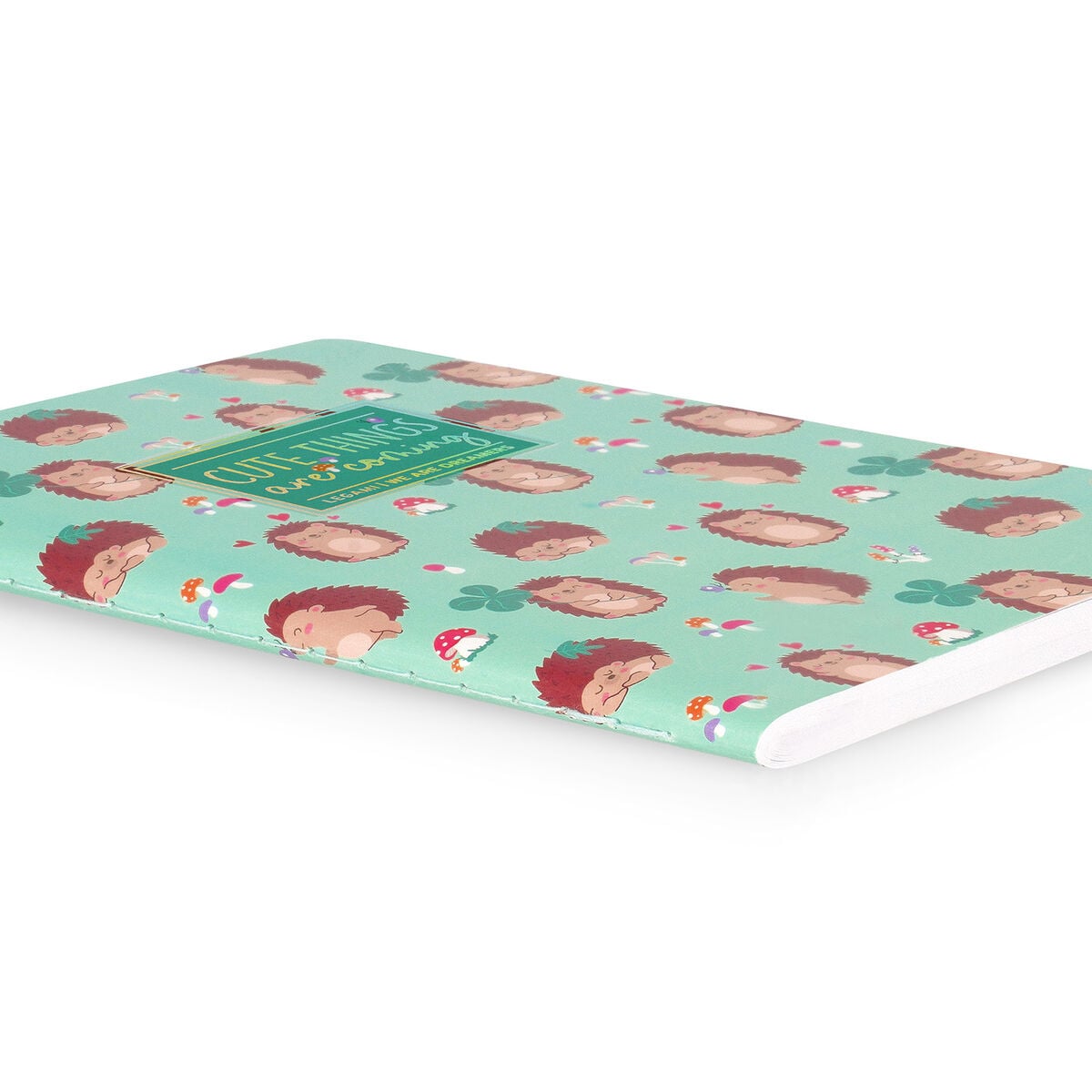 Legami - A6 Lined Defter ile Illustrated Hard Kılıf - Hedgehog