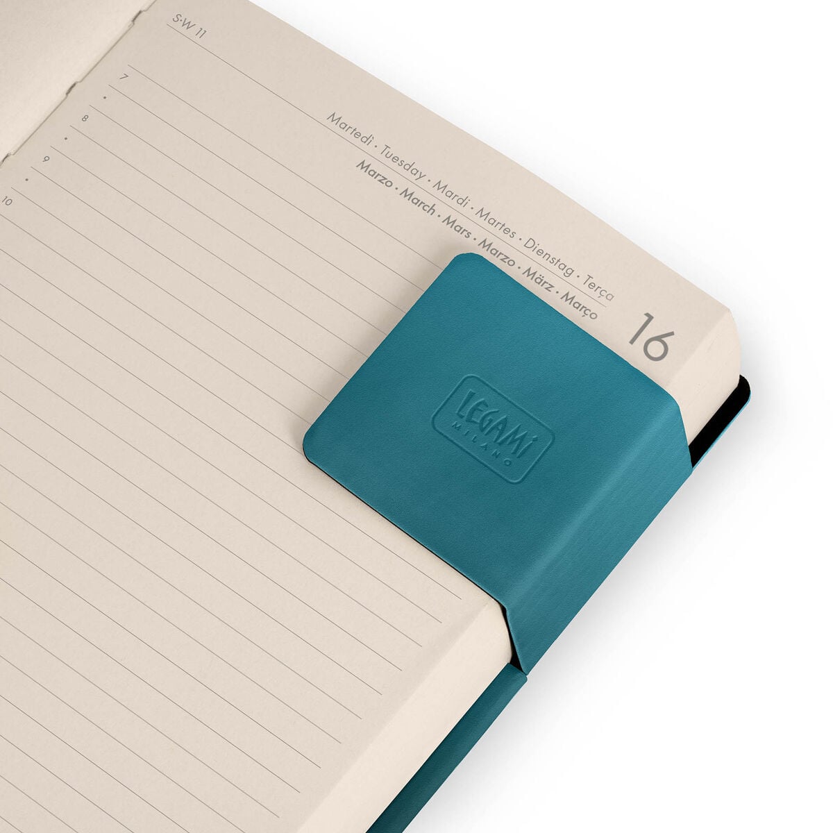 Legami - 12-Month Küçük Daily Günlük 2027 - Deep Teal