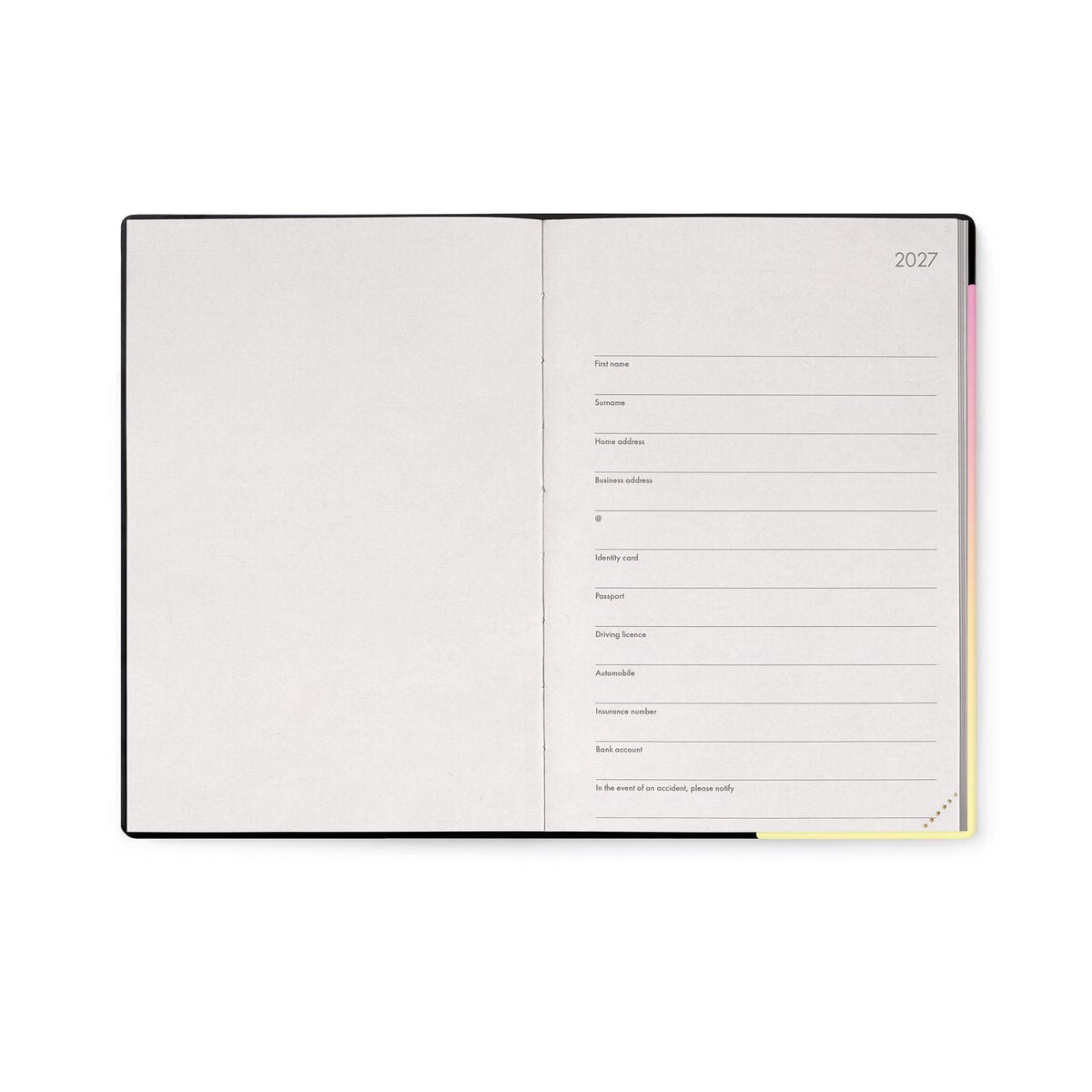 Legami - 12-Month Medium Weekly Günlük ile Defter 2027 - Sunrise Lover