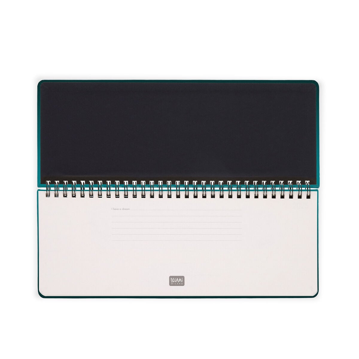 Legami - 13-Month Desk Planner 2027 - Deep Teal