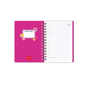 Legami - 12-Month Weekly Günlük - Küçük Spiral-Bound 2027 - Çiçekler