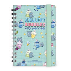 Legami - 12-Month Weekly Günlük - Küçük Spiral-Bound 2027 - Kitty Bubble Tea