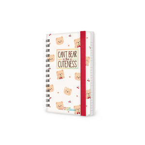 Legami - 12-Month Weekly Günlük - Küçük Spiral-Bound 2027 - Ayıcık White