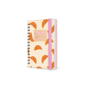 Legami - 12-Month Weekly Günlük - Küçük Spiral-Bound 2027 - Croissant