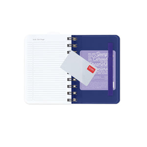 Legami - 12-Month Küçük Spiral-Bound Daily Günlük 2027 - Celestial