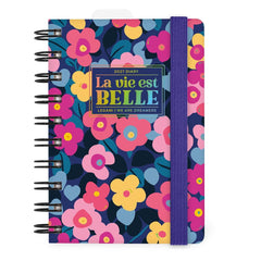 Legami - 12-Month Küçük Spiral-Bound Daily Günlük 2027 - Çiçekler