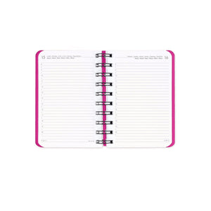 Legami - 12-Month Küçük Spiral-Bound Daily Günlük 2027 - Çiçekler