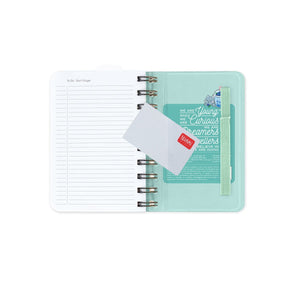 Legami - 12-Month Küçük Spiral-Bound Daily Günlük 2027 - Kitty Bubble Tea