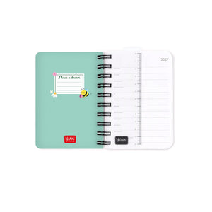 Legami - 12-Month Küçük Spiral-Bound Daily Günlük 2027 - Bee