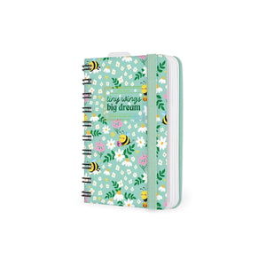Legami - 12-Month Küçük Spiral-Bound Daily Günlük 2027 - Bee