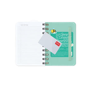 Legami - 12-Month Küçük Spiral-Bound Daily Günlük 2027 - Bee