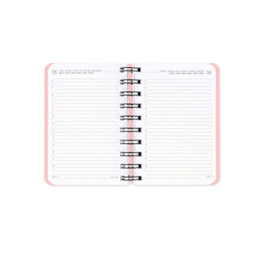 Legami - 12-Month Küçük Spiral-Bound Daily Günlük 2027 - Croissant