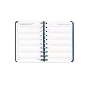 Legami - 12-Month Küçük Spiral-Bound Daily Günlük 2027 - Seyahat Stickers