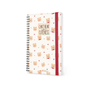 Legami - 12-Month Büyük Spiral-Bound Weekly Günlük 2027 - Ayıcık White