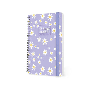 Legami - 12-Month Büyük Spiral-Bound Weekly Günlük 2027 - Daisy