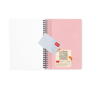 Legami - 12-Month Büyük Spiral-Bound Weekly Günlük 2027 - Croissant