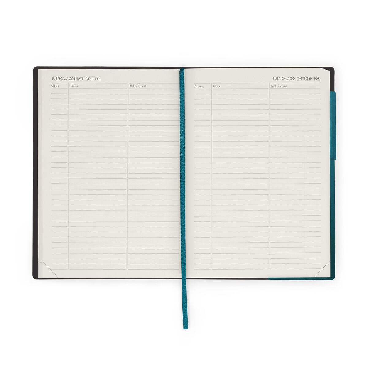 Legami - 13-Month Weekly Günlük Teachers 2026/2027 - Deep Teal