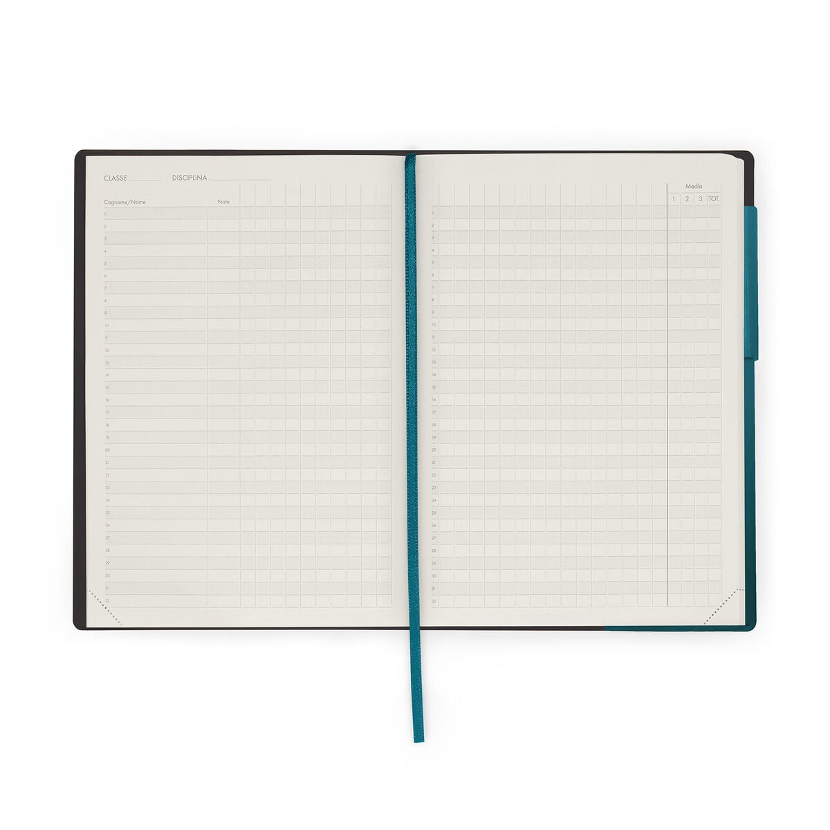 Legami - 13-Month Weekly Günlük Teachers 2026/2027 - Deep Teal