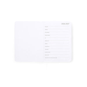 Legami - 16-Month Weekly Photo Günlük 2026/2027 - Çiçekler - Küçük ile Defter