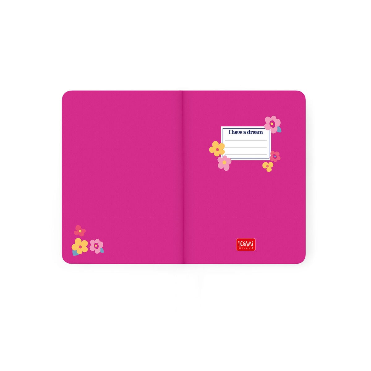 Legami - 16-Month Weekly Photo Günlük 2026/2027 - Çiçekler - Küçük ile Defter