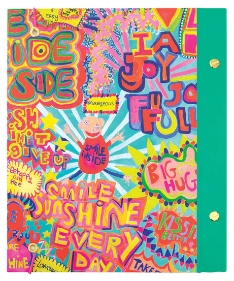 Portico Designs - Arthouse Unlimited Fröhliches A5 Hardcover-Tagebuch