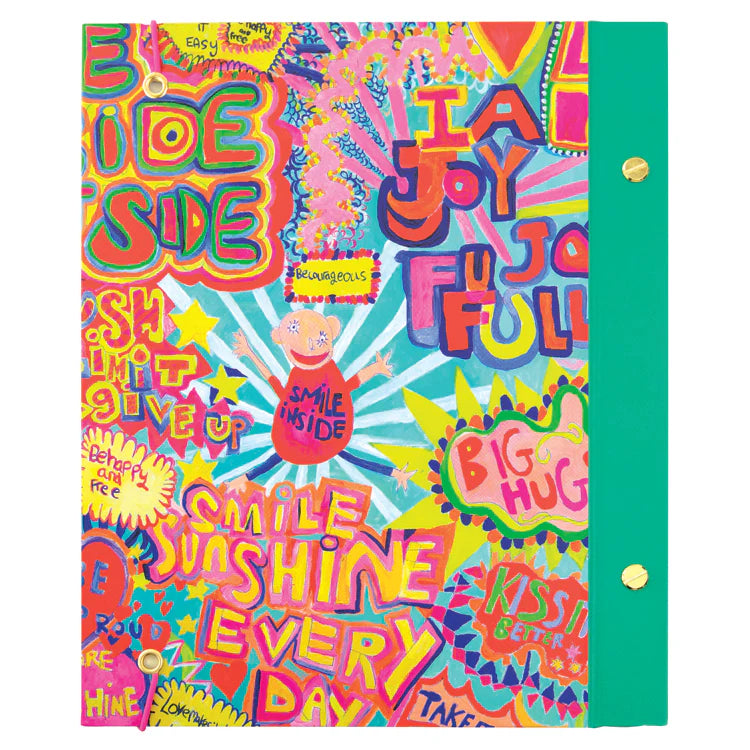 Portico Designs - Arthouse Unlimited Fröhliches A5 Hardcover-Tagebuch